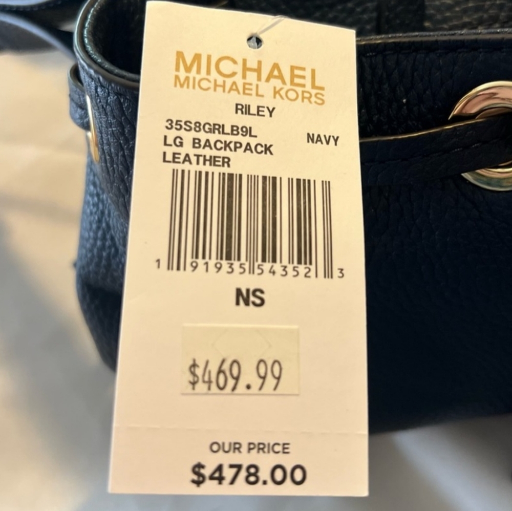 Michael kors southwestern studded leather backpack purse - Picture 13 of 13